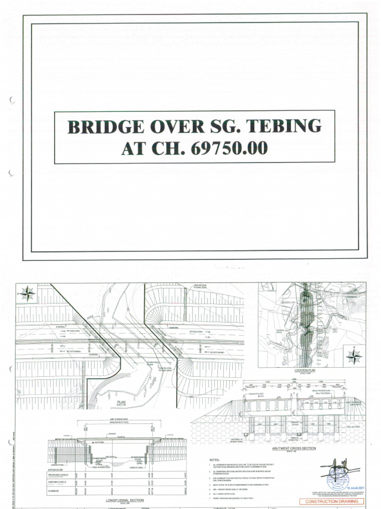 Drw - Bridge Over Sg. Tebing | PDF