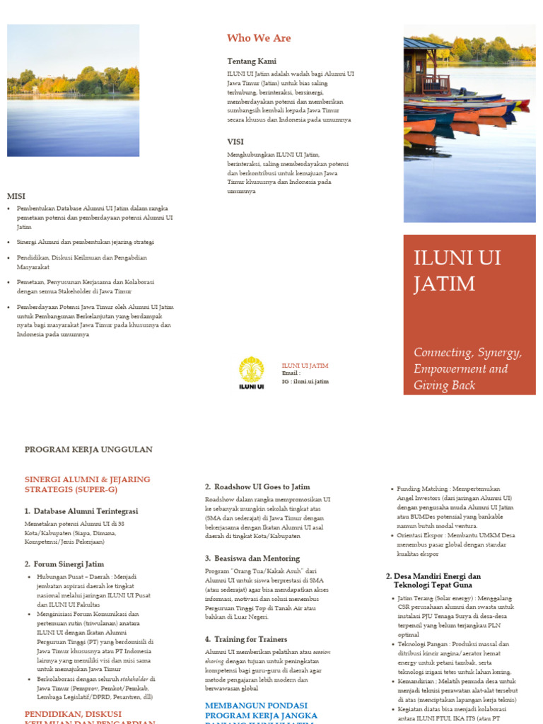 Visi Misi Proker Iluni Ui Jatim - Arh | PDF