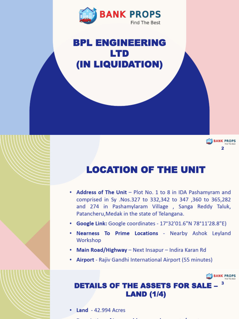 BPL Engineering Asset | PDF