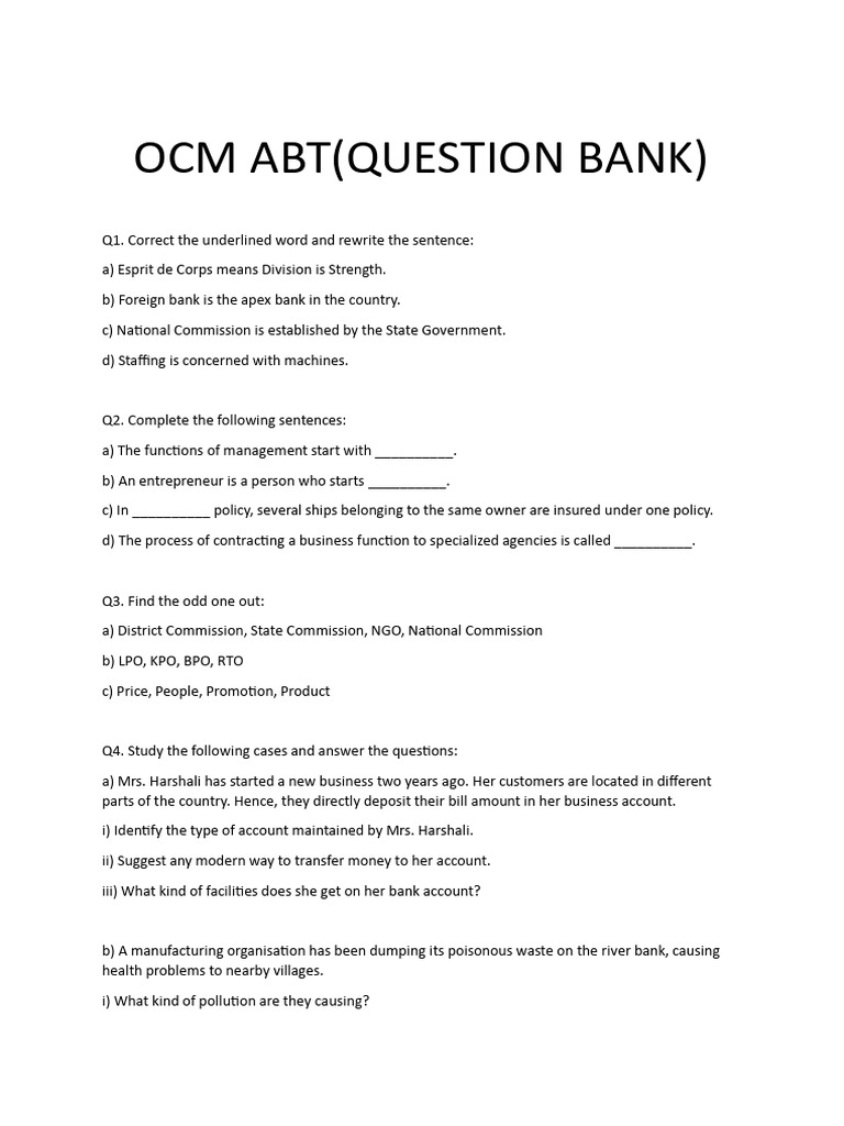 Ocm Abt | PDF | Economies | Business