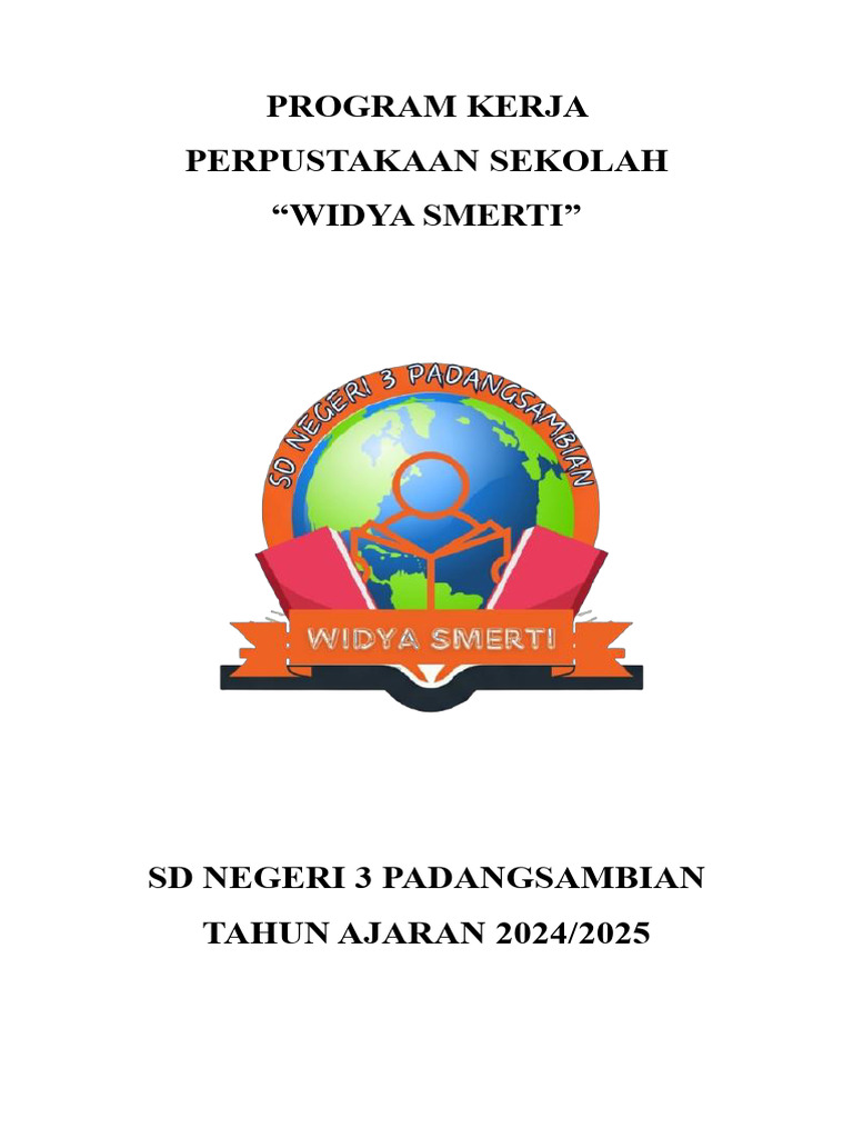 Program Kerja Perpustakaan SDN 3 Padangsambian 2025 | PDF