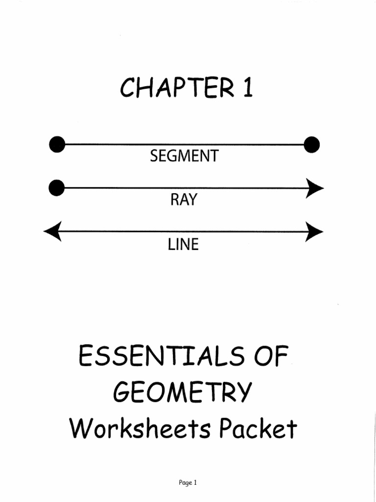 CH 1 Worksheet Packet (13-14) | PDF | Elementary Mathematics | Mathematics
