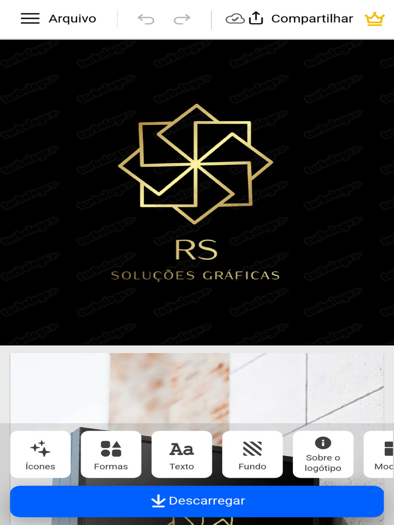 Aplicação Logo Maker Obtenha o Seu Próprio Desenho de Logotipo ...