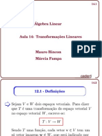 Transformações lineares