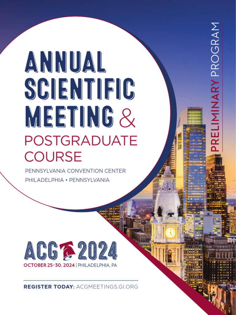 ACG2024 Prelim Program Web | PDF | Gastroenterology | Medicine