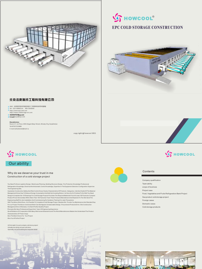 Cold Storage-Project EPC | PDF | Refrigeration | Vegetables