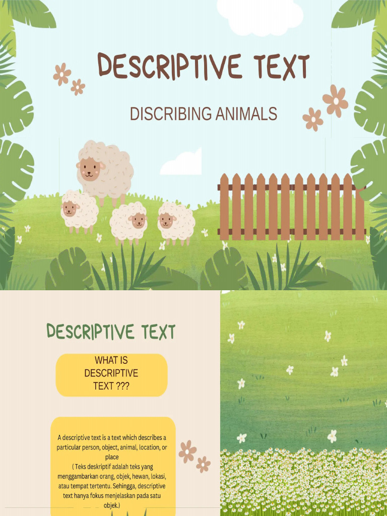 Describing Animal 7 LK 1 | PDF