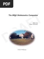 The LATEX Mathematics Companion