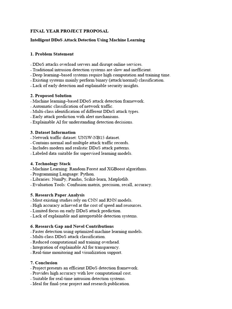 DOos Project Proposal | PDF