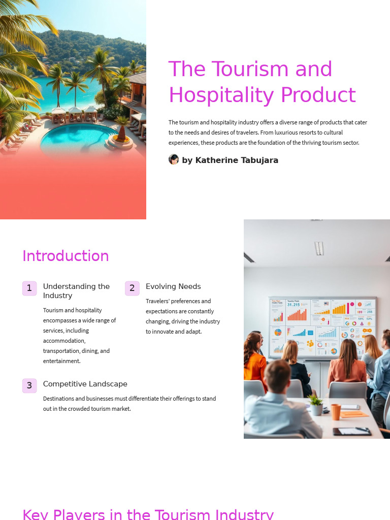 Chapter 5 The Tourism and Hospitality Product | PDF | Tourism | Resort