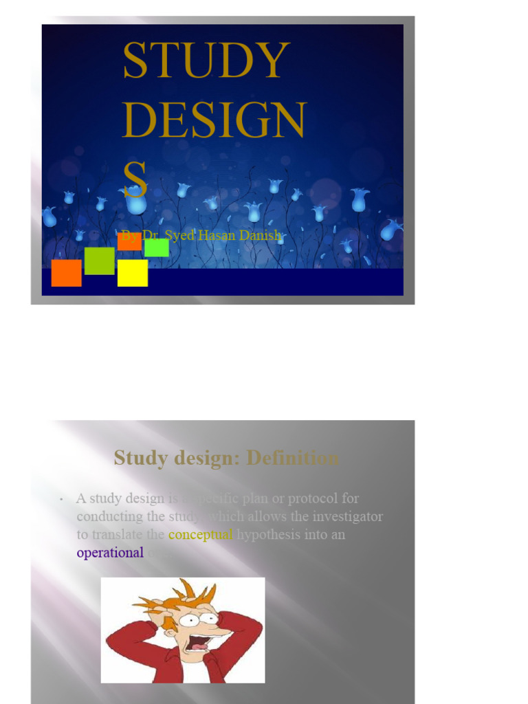 Study Designs Intro | PDF