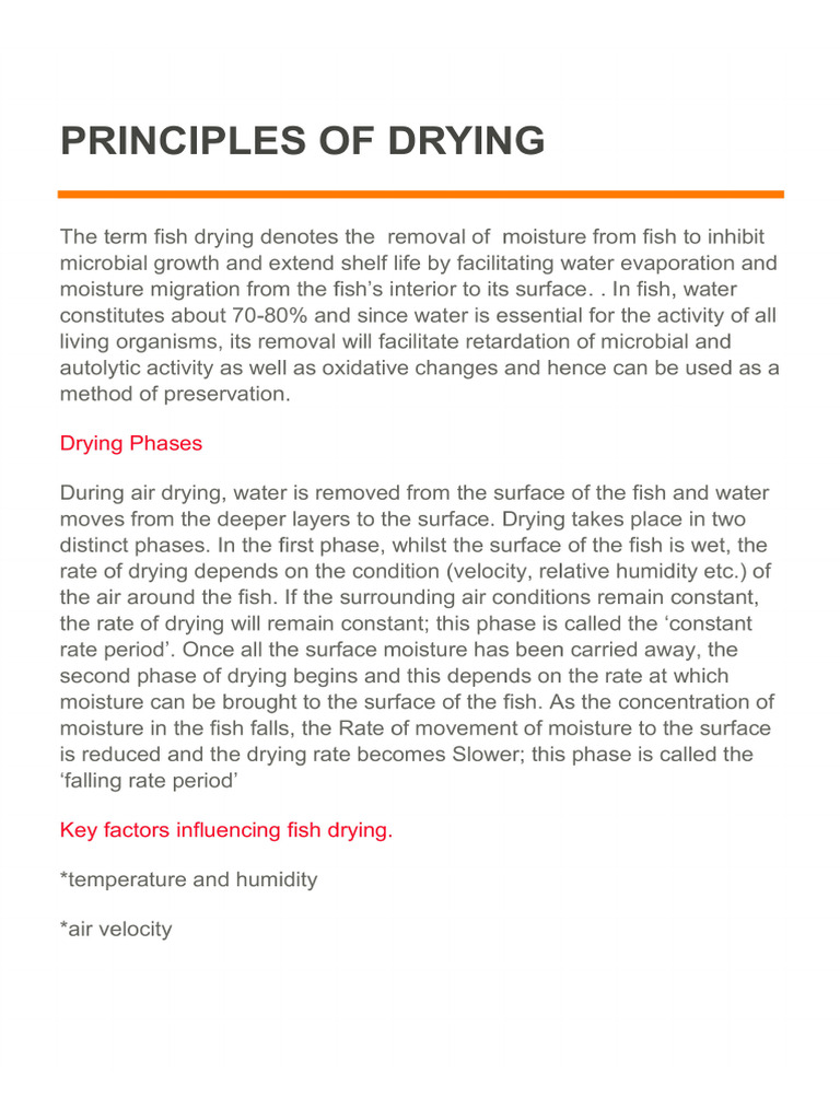 Drying Methods | PDF