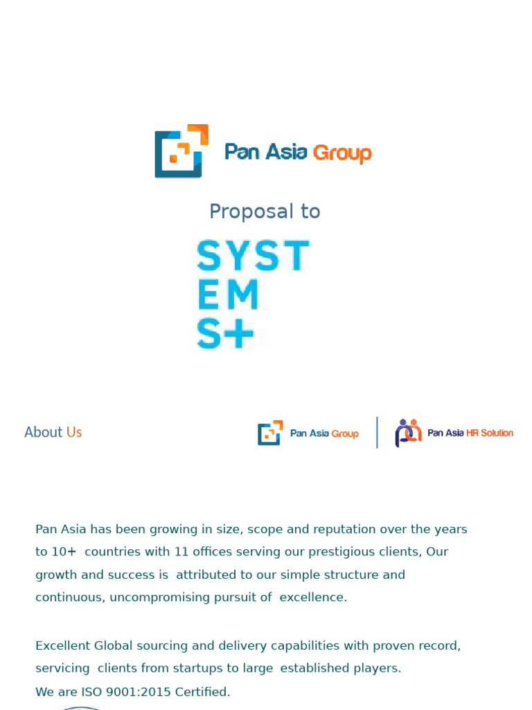 Pan Asia HR Solution - Systems Plus Solutions | PDF | Oracle ...