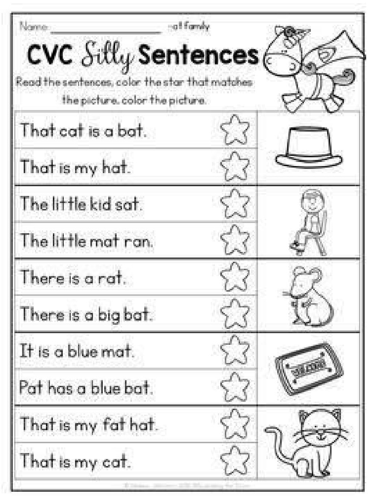 Reading Sentences | PDF