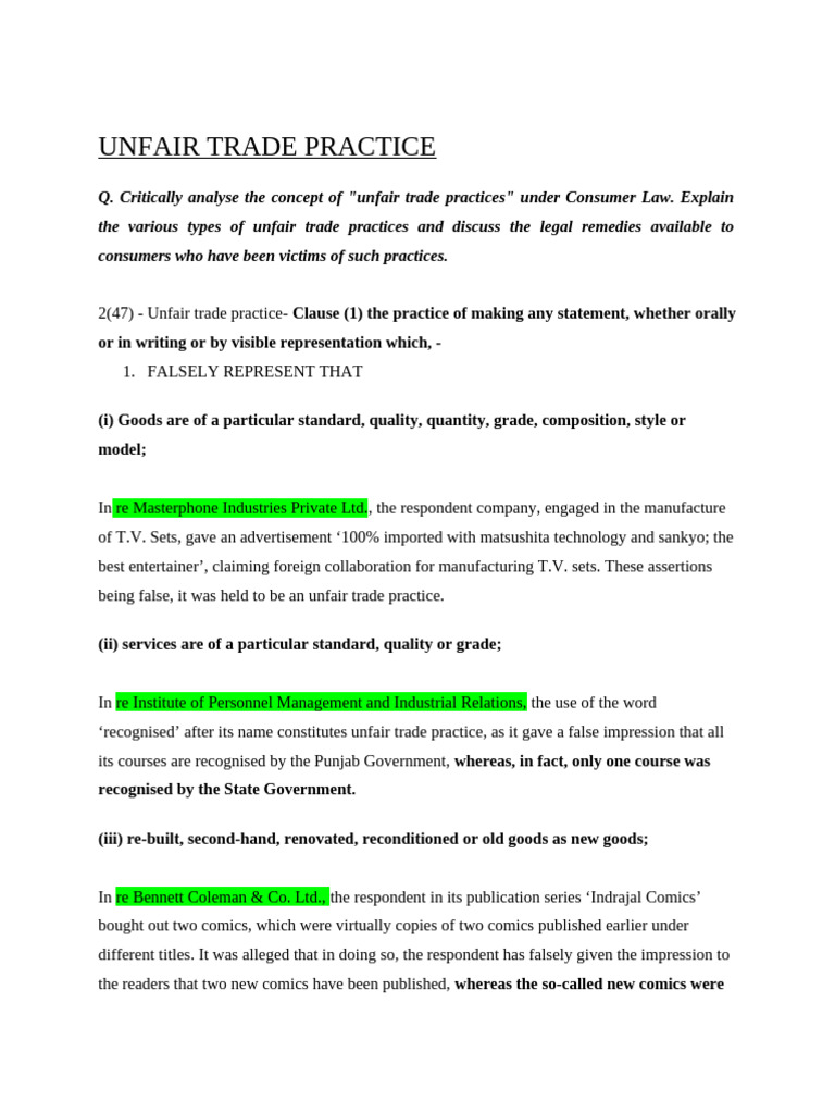 Copra Cia 1 | PDF | False Advertising | Consumer Protection