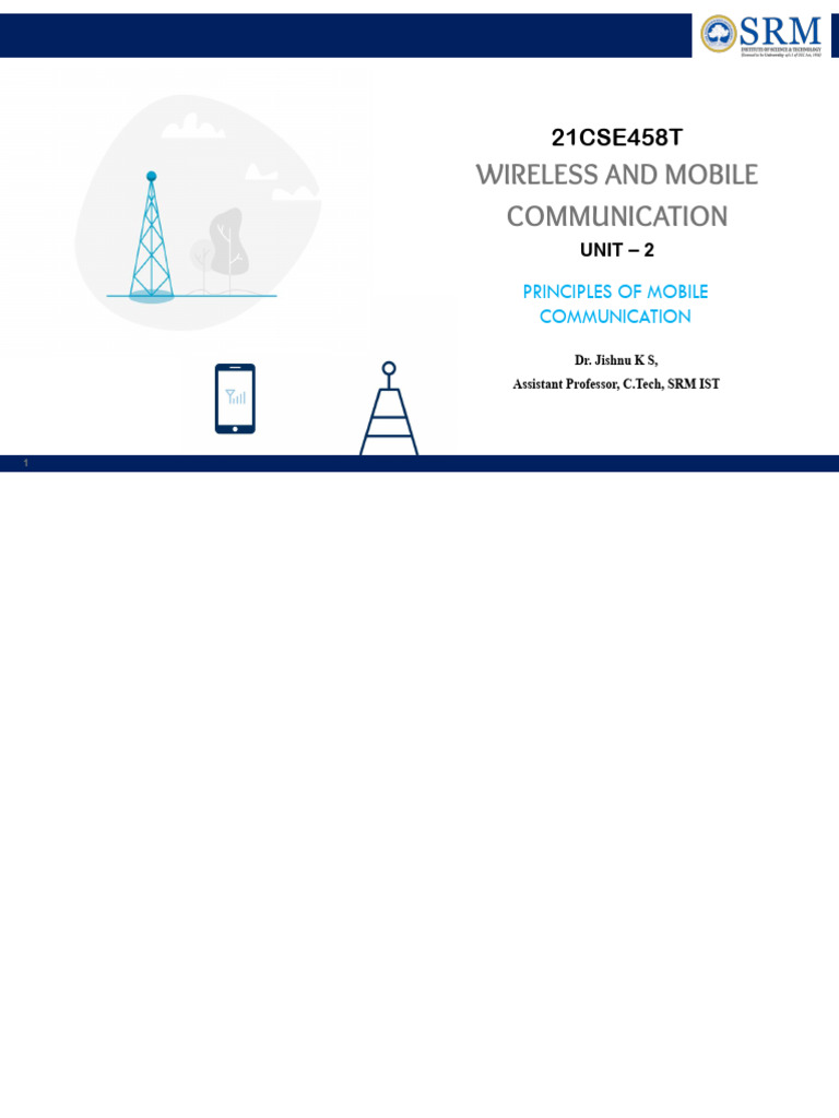 Wireless and Mobile Communication UNIT - 2 | PDF | Cellular Network ...