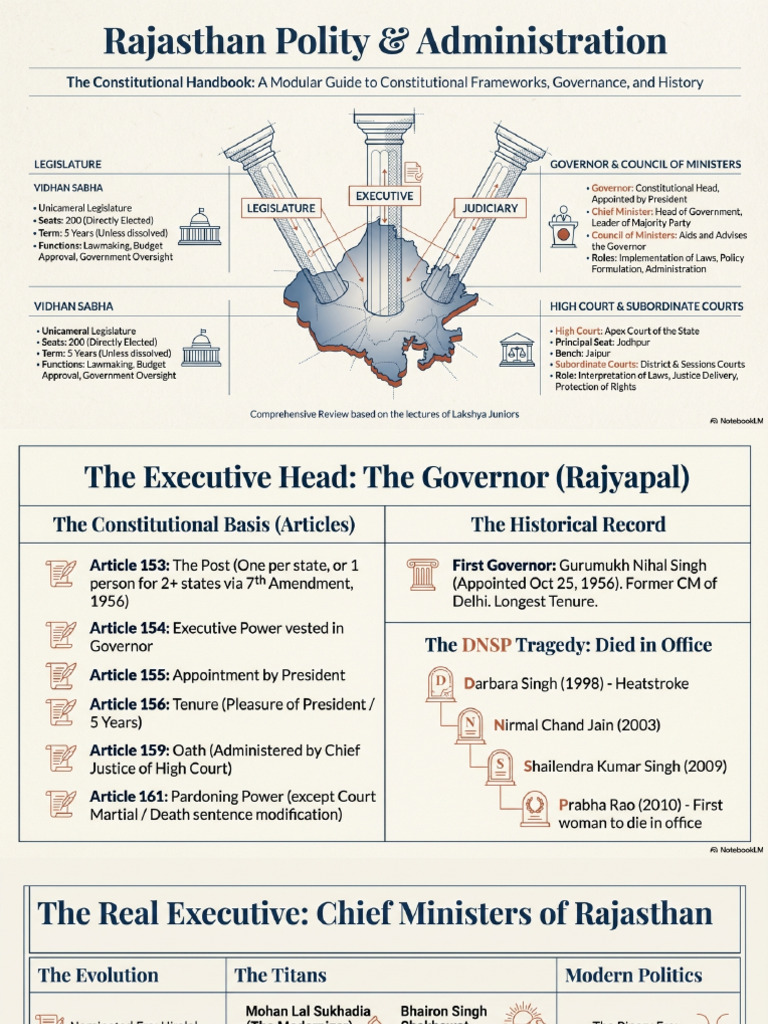 Rajasthan Governance Architecture | PDF