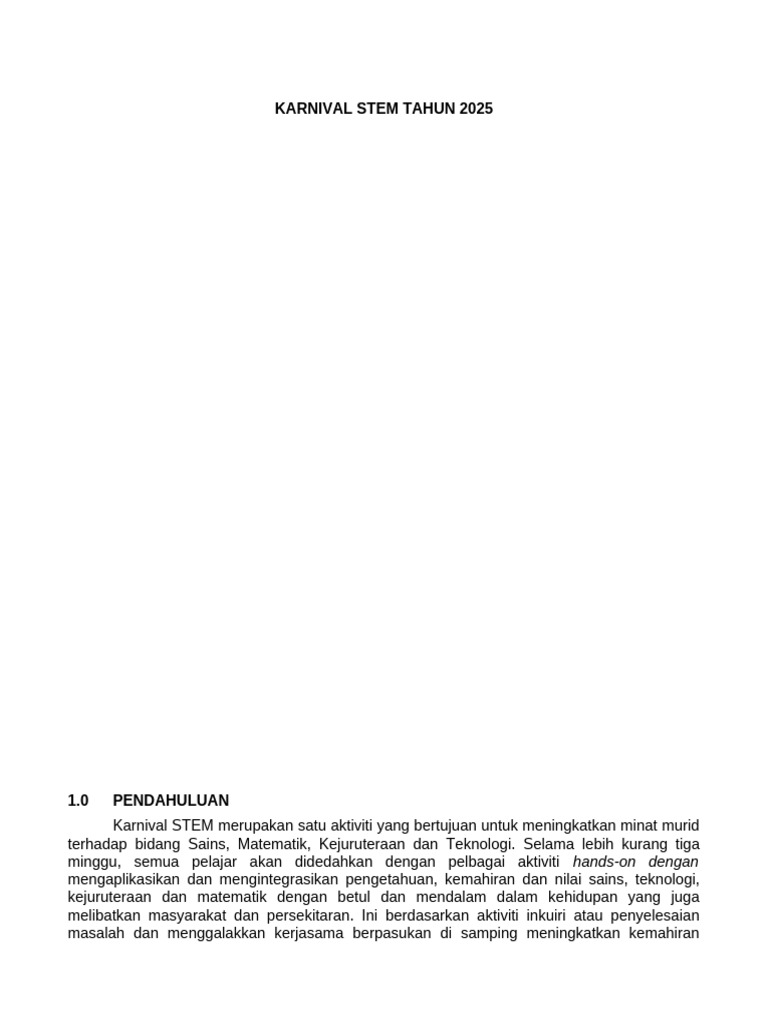 Buku Program STEM 2025 | PDF