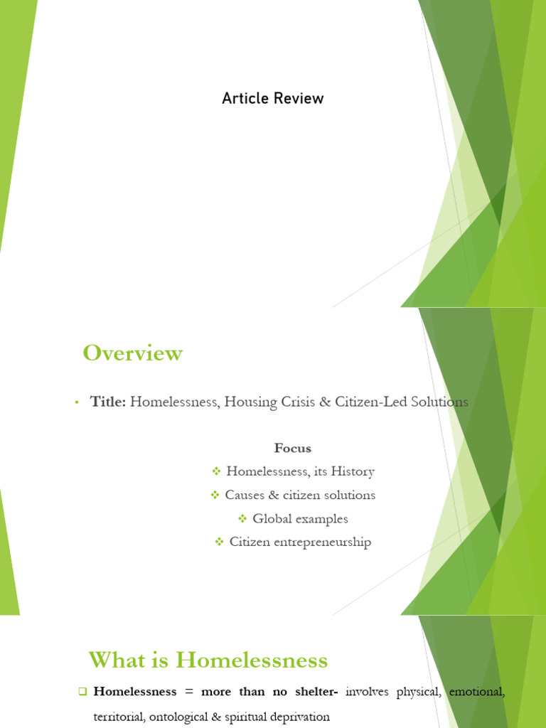 Homelessness | PDF | Homelessness | Affordable Housing