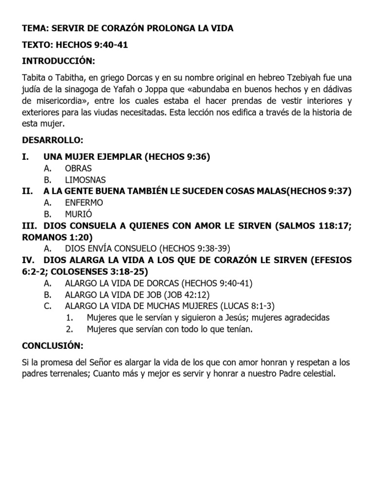 Servir de Corazon Prolonga La Vida | PDF