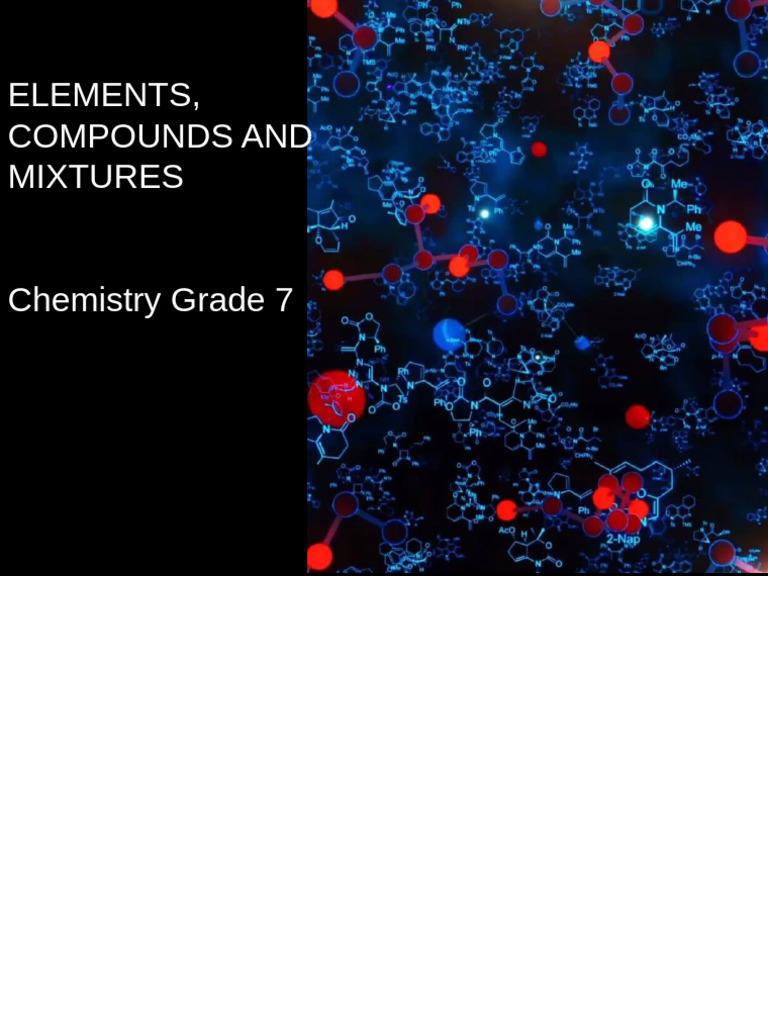 Chem Chap1 Elements Compounds | PDF | Chemical Elements | Chemical ...
