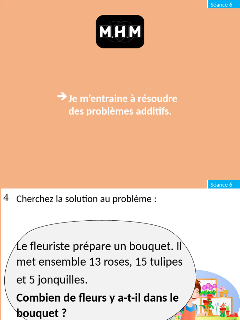 Je M'entraine À Résoudre Des Problèmes Additifs | PDF