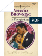 Amanda Browning - A Time For Love PDF