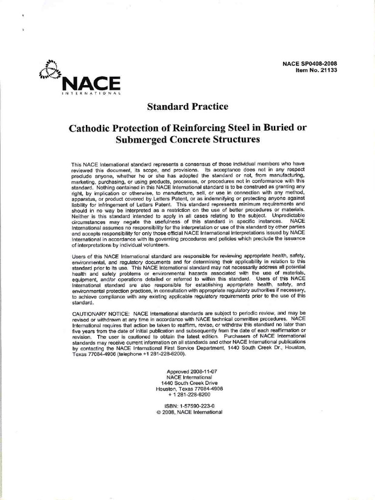 Cathodic Protection | PDF