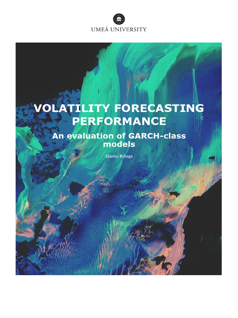 Full Text 01 | PDF | Volatility (Finance) | Forecasting
