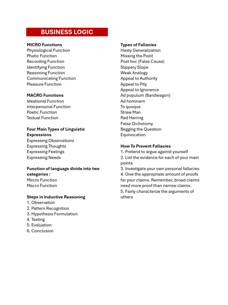Business Logic (Enu) | PDF