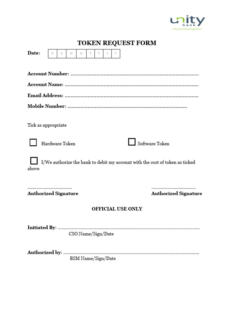 1696411347retailussd Token Request Form | PDF