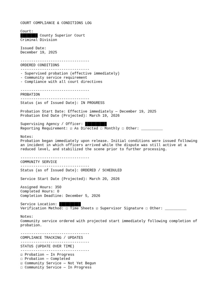 Chronology of Events Case Timeline Appendix | PDF