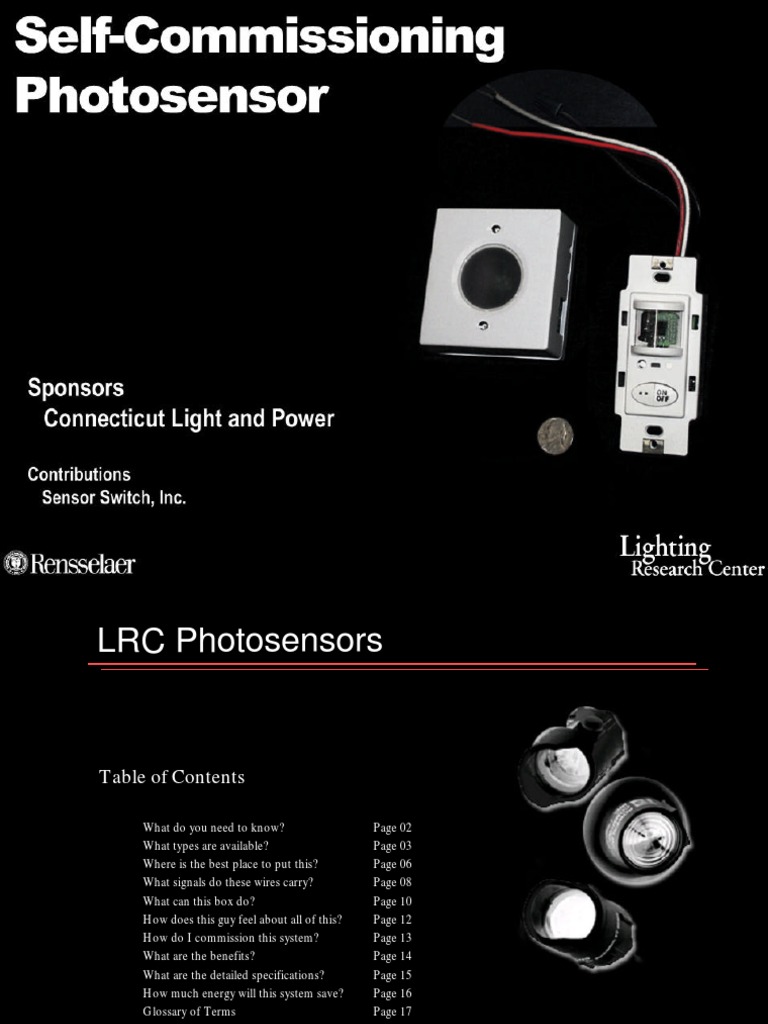 Photo Sensors Tutorial | PDF