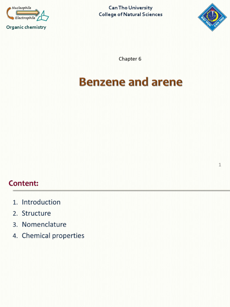 Chapter 6. Benzene | PDF