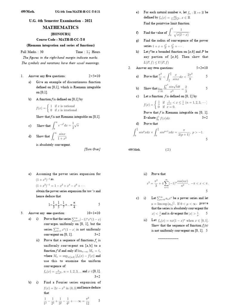 Mathematics Math H CC T 8 | PDF