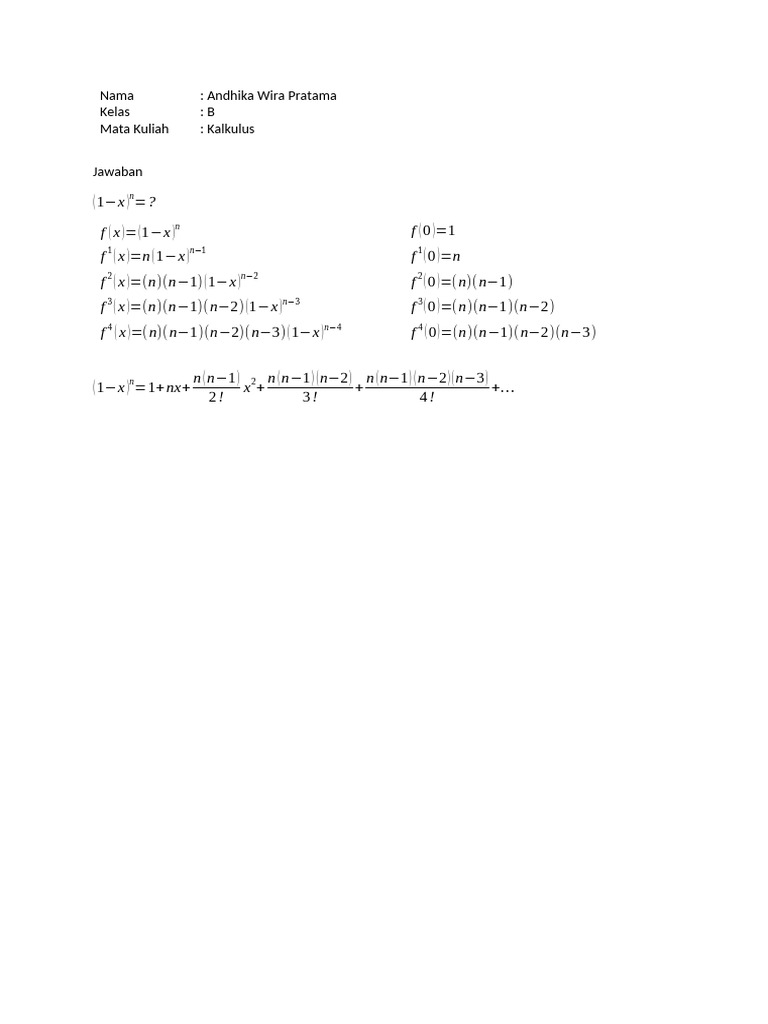 Kalkulus | PDF