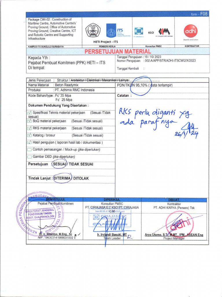 002.a STR Beton Readymix Adhimix RMC | PDF