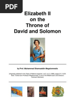 Elizabeth2 on the Throne of David and Solomon!