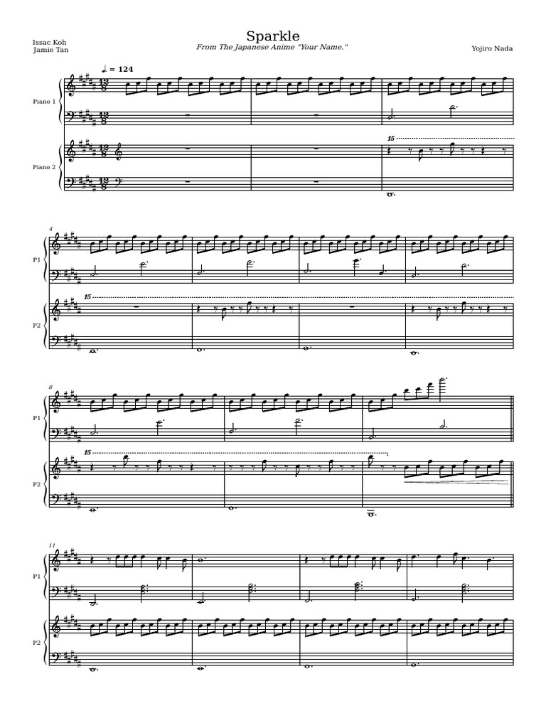 RADWIMPS - Sparkle | PDF
