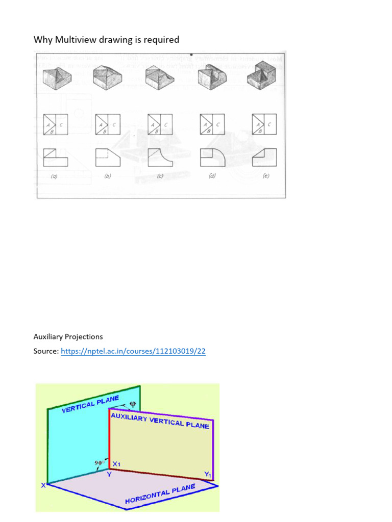 Auxiliary Projections | PDF | Rotation | Triangle