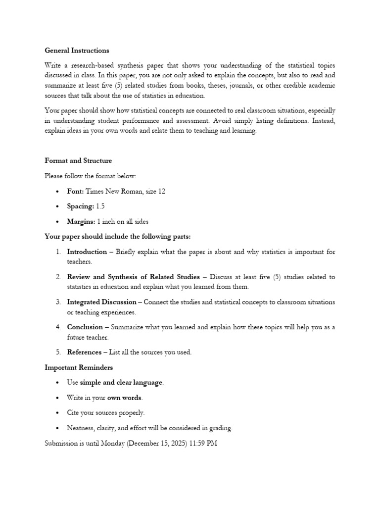 Activity_ Synthesis Paper Writing | PDF