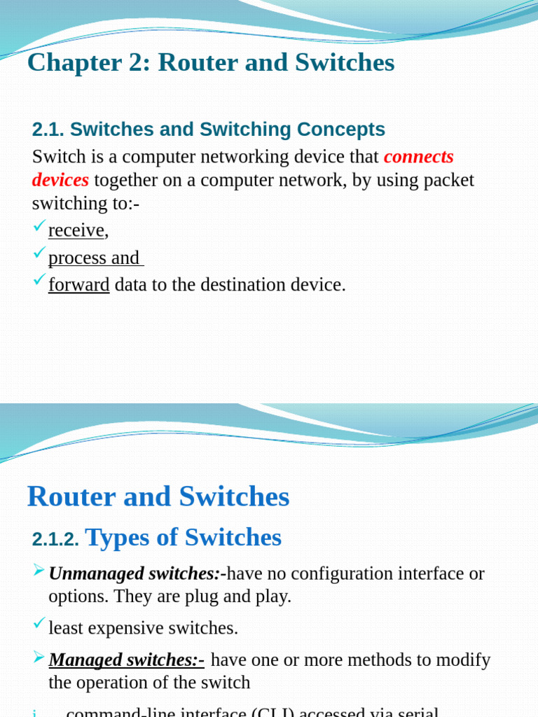 Chapter 2 | PDF | Router (Computing) | Computer Network
