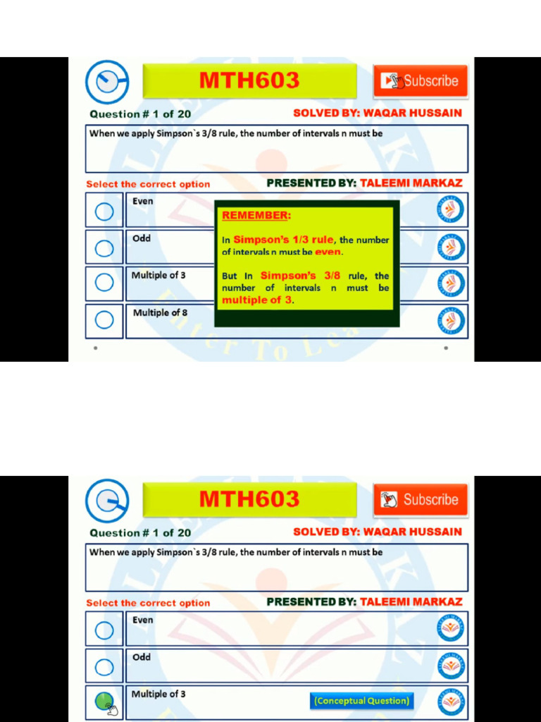 Mth603 Lec23-45 MaThEmAt!c$ | PDF