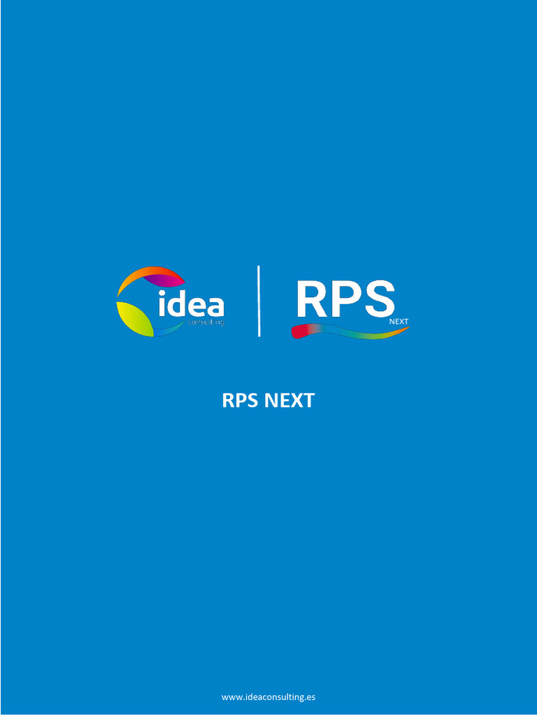 RPS Next Hoja Producto | PDF | Planificación de recursos empresariales ...