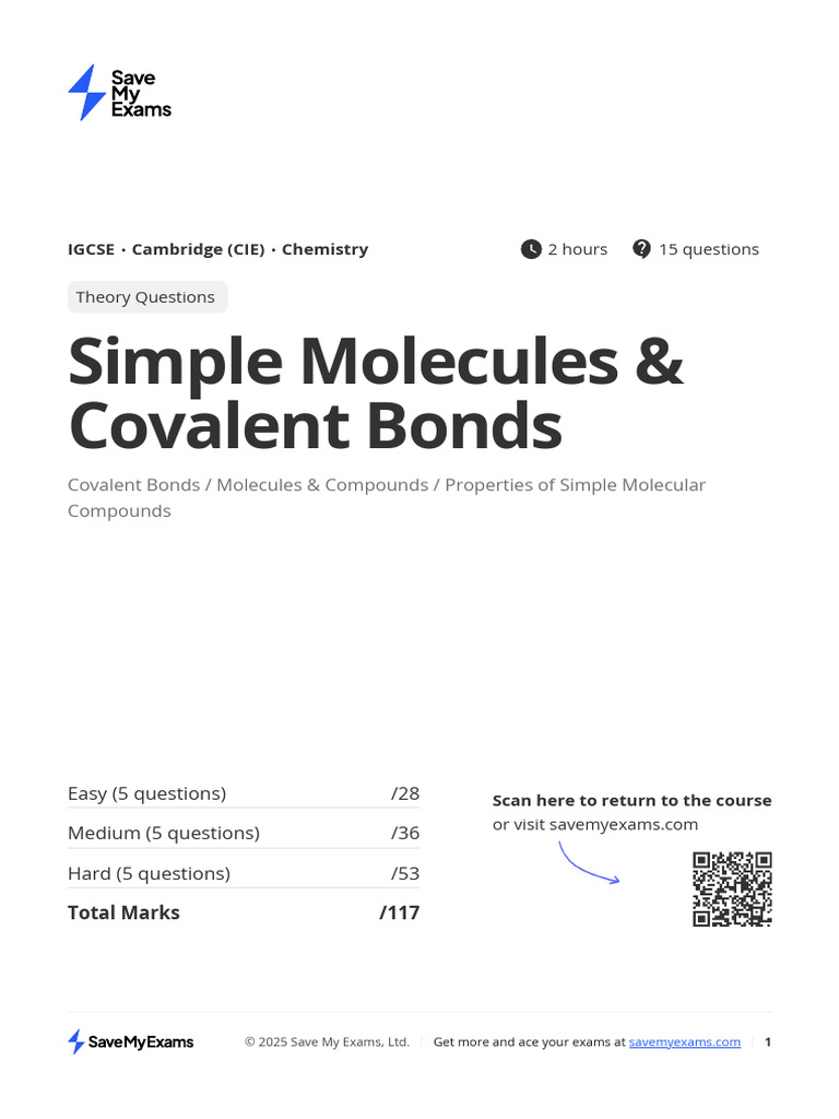 Chemistry 2 | PDF | Chemical Bond | Molecules