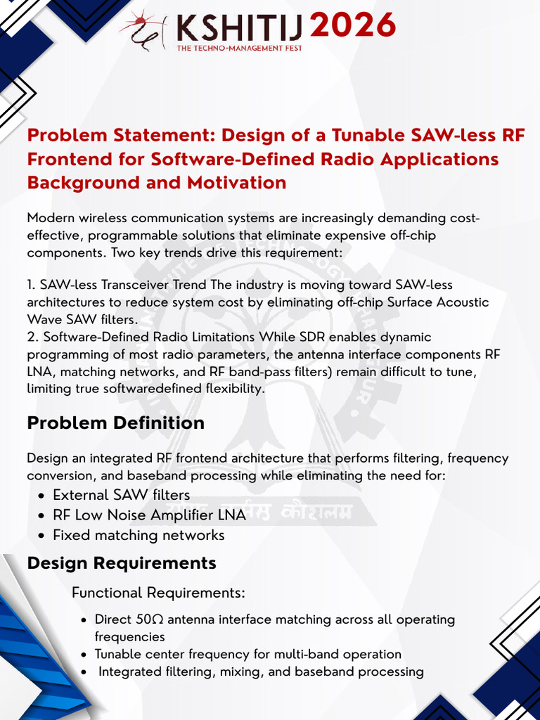 Anadigix Round 2 Problem Statement | PDF