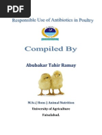 Responsible Use of Antibiotics in Poultry