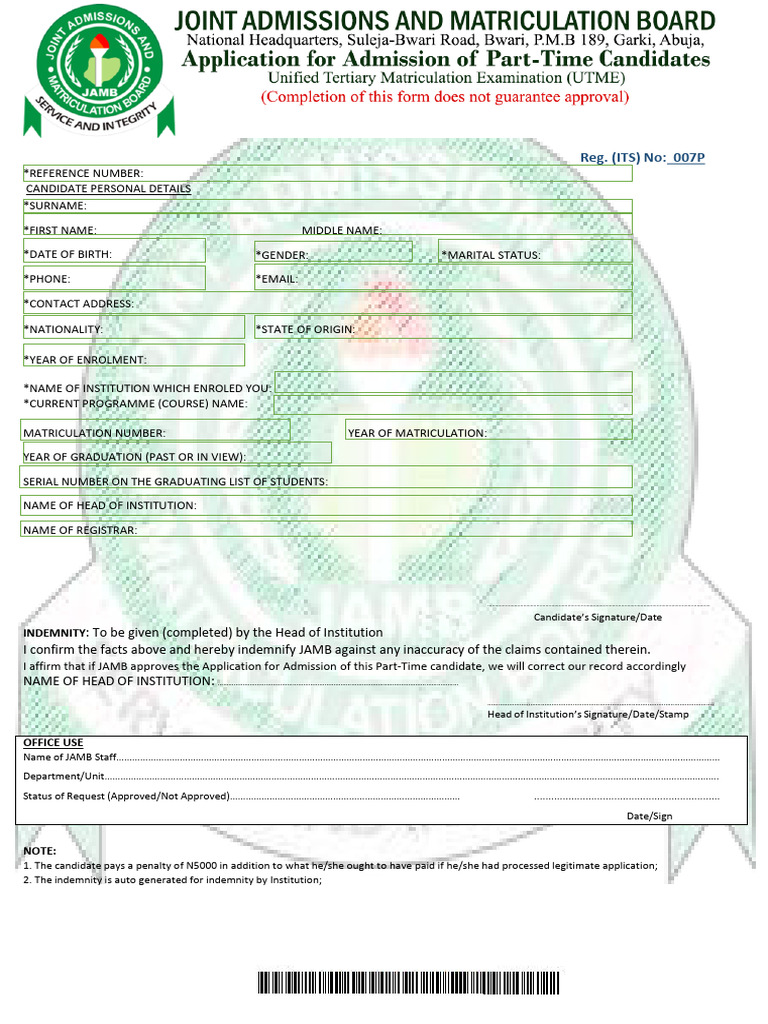 Adagherobbinsonomo Part Time Form | PDF