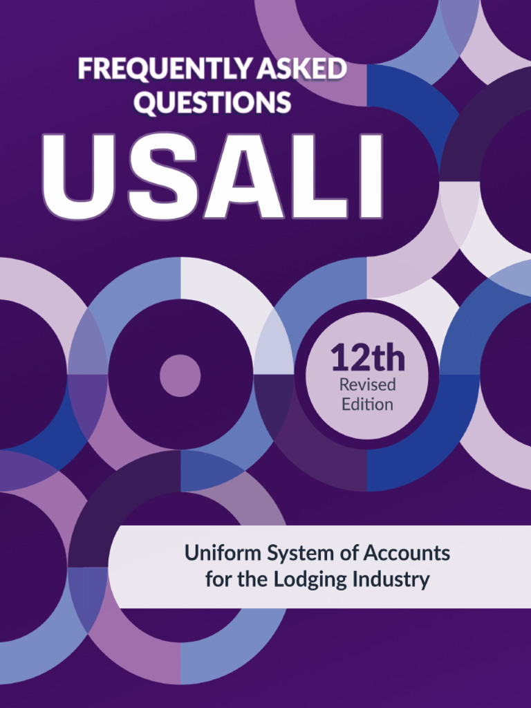 Usali Faqs | PDF | Depreciation | Tax Deduction