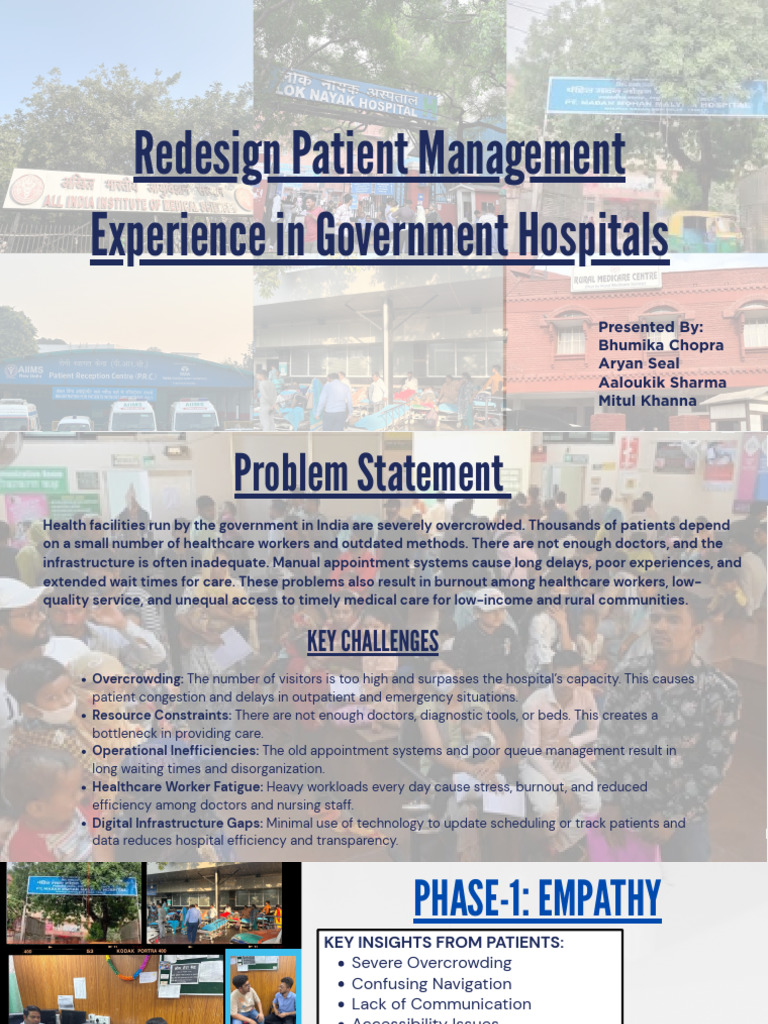 Redesigning Patient Management System | PDF | Hospital | Patient
